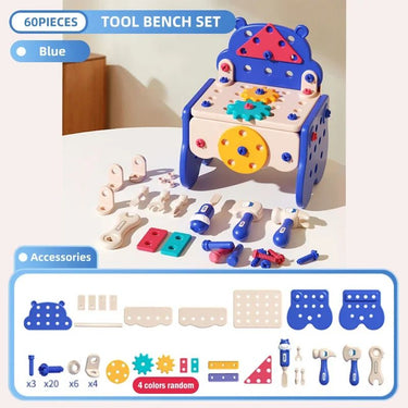 Tool Master Gereedschapskist | 3-in-1 Speelset voor Kinderen 3+ – Creativiteit en vaardigheden ontwikkelen 0